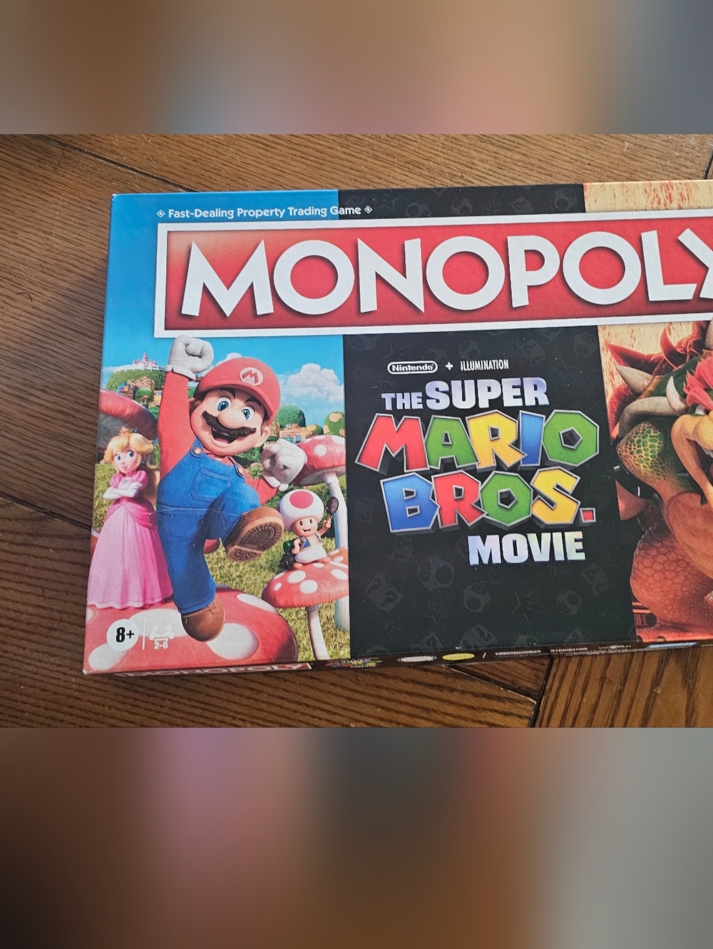 Nintendo Monopoly: The Super Mario Bros. Movie Edition - Red/Blue/Black